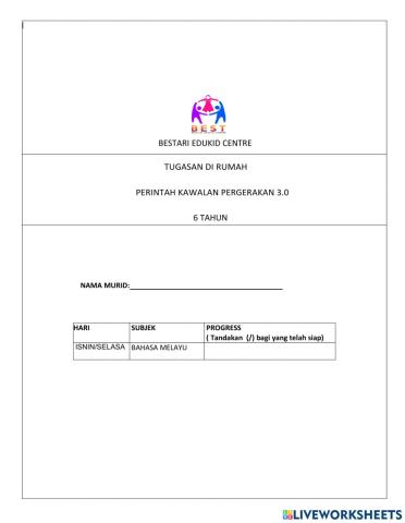 Tugasan pkp 3.0 bm (6tahun)