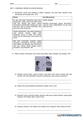 Unit 6 Hubungan Mesra Keluarga Bahagia