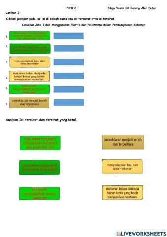 Latihan 2 : Mengenal pasti Isi Tersurat dan Tersirat