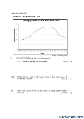Geography paper 1 part 5