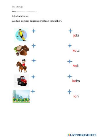 Sukukata terbuka kv o