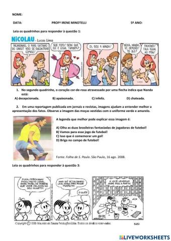 Interpretação de Textos ( descritores)