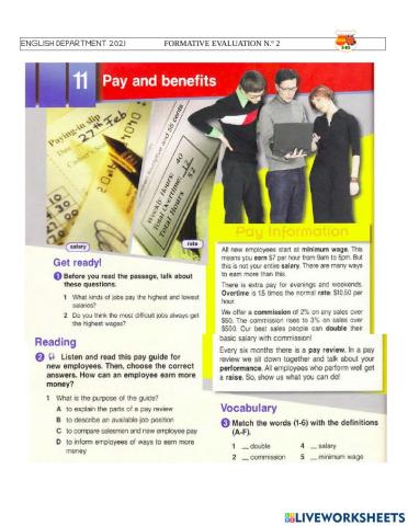 Business:Pay and benefits