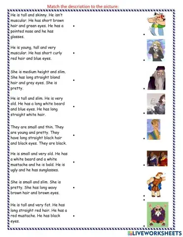 Physical Description (American English)