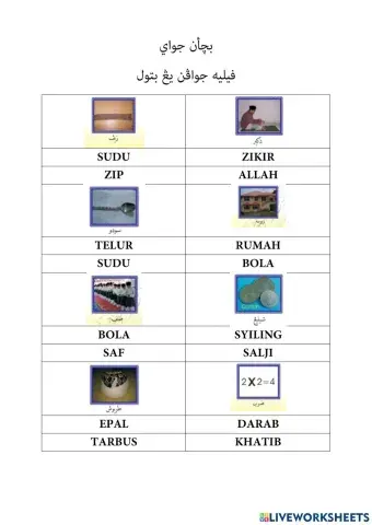 Latihan betul - salah