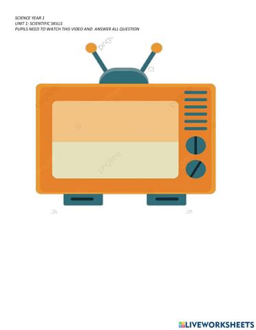 Unit 1 :SCIENTIFIC SKILLS