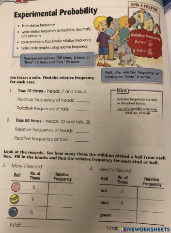 Experimental Probability