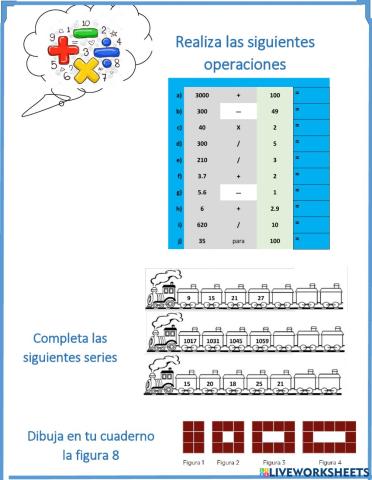 Cálculo mental y series 4.2
