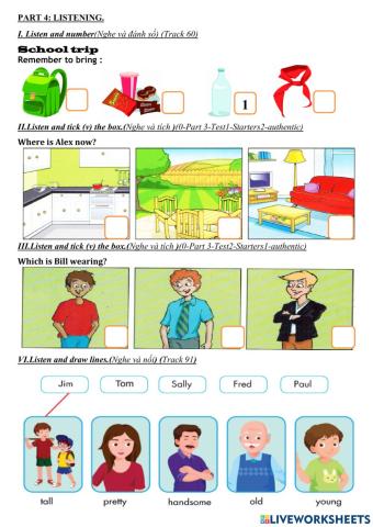 3A6-Final test 7-Listening