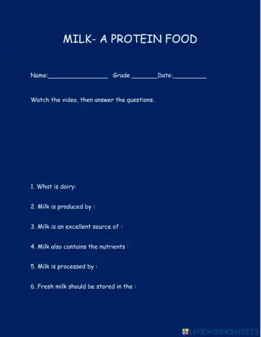 Milk A Protein