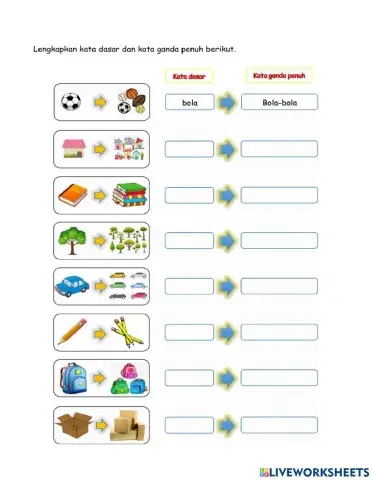 Kata ganda penuh tahun 1