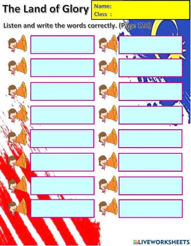 Year 6 Unit 12 Land of Glory: Articles