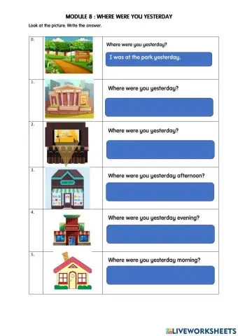 Where Were You Yesterday?