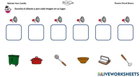 Vocabulario: la cocina 6