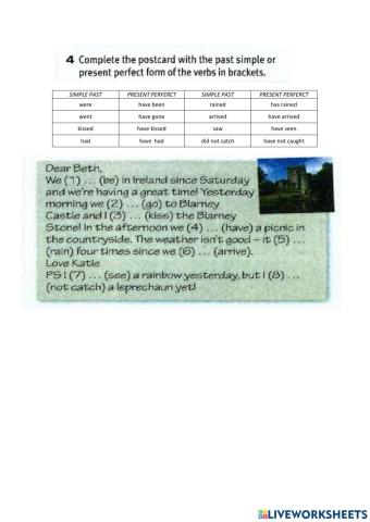 PULSE 2 Page 89 Exercise 4