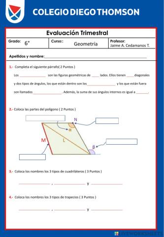 Examen 6to Geometría Sept