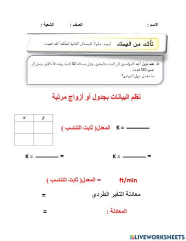 التغير الطردي