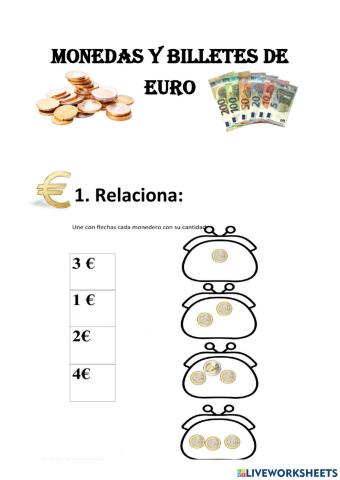 ( Matematiques ) Euros Y Billetes