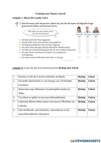 Thema 4 B1 Wetter und Umwelt