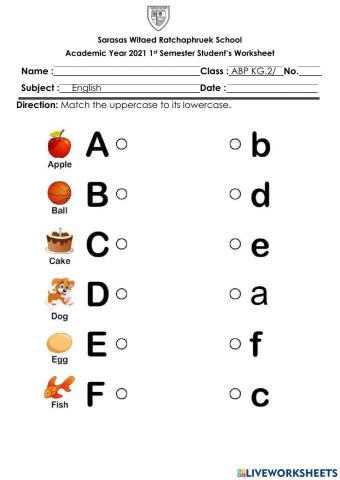 THE ALPHABET(lower-uppercase)