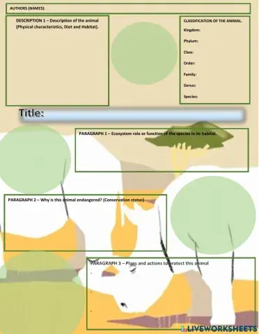 Infographic Species Conservation