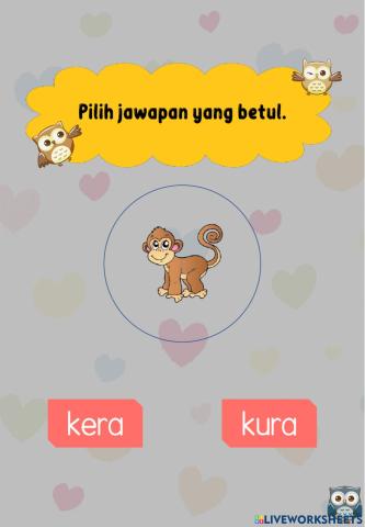 Latihan Suku Kata KV