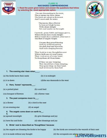 NAS Test Practice for 12th Nov.21