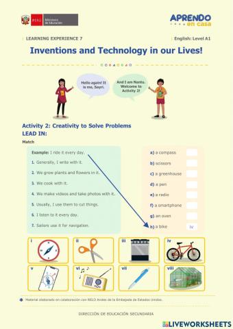 Creativity to solve problems