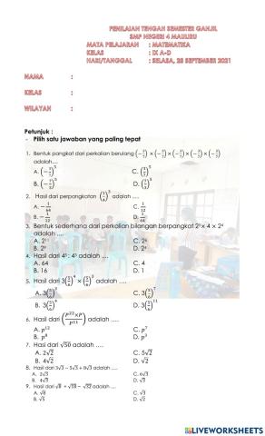 Pts matematika