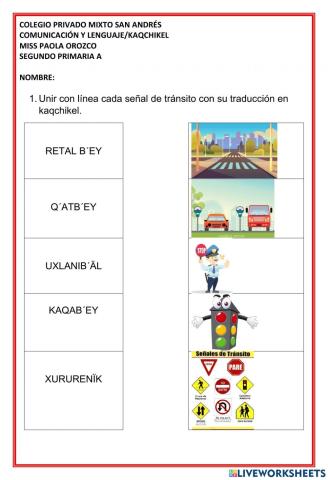 Señales de tránsito