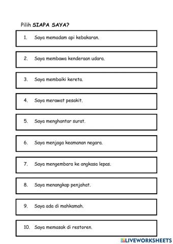 Pekerjaan beruniform