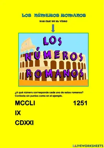 Los números romanos