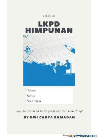 Lkpd himpunan