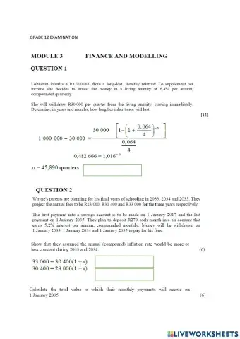 Higher math paper 2 statistics part 2