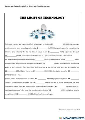 The Limits of Technology