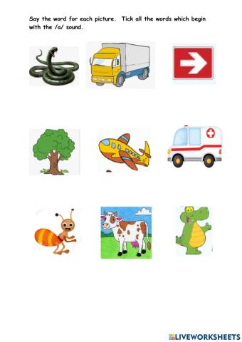 Letter A Activity