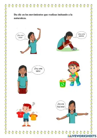 Movimientos del cuerpo