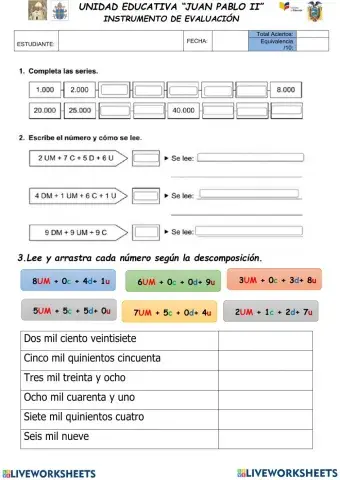 LECCIÓN MATEMÁTICAS
