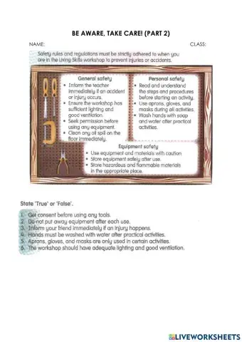 Be Aware, Take Care! (Part 2)