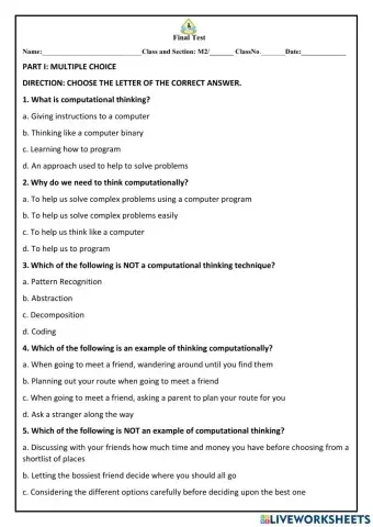Com-sci final exam part 1