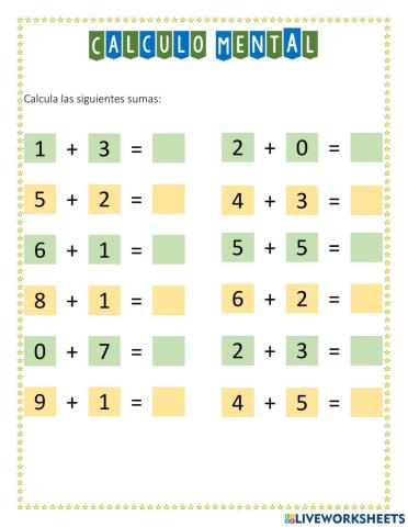 Calculo mental