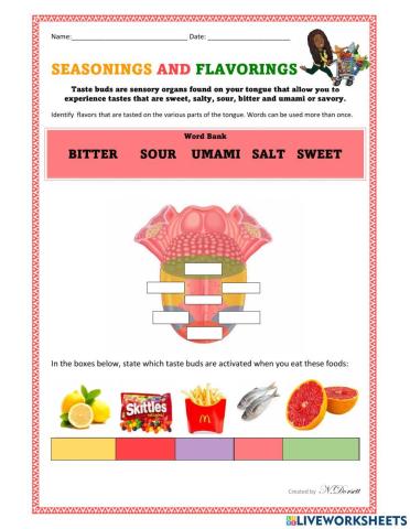 Seasonings and Flavorings