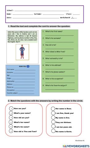 Articulating Personal Information