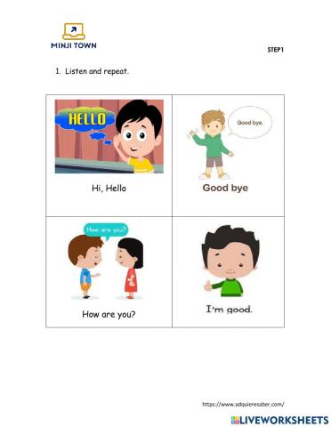 Greetings and farewells