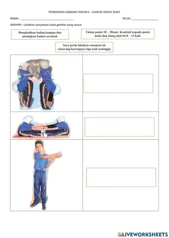 PJ TAHUN 6 - Lentur untuk sihat