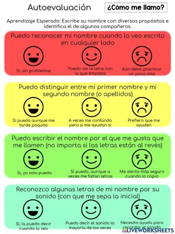 Autoevaluación