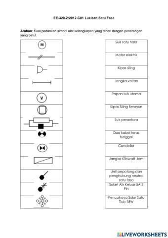 Latihan Simbol Alat Kelengkapan Elektrik