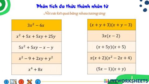 Phân tích đa thức thành nhân tử