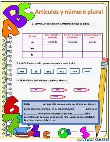 Artículos y plurales