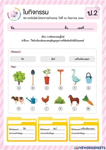 การจัดหมวดหมู่ไฟล์